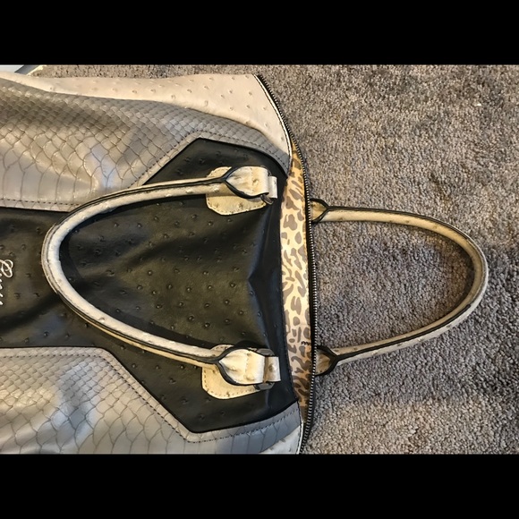 Guess Faux Leather Satchel - Picture 10 of 11